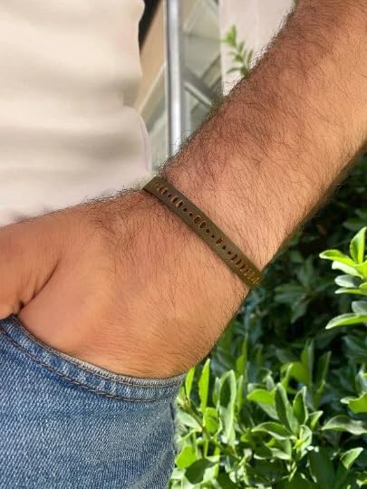 Bracelet en cuir personnalisé pour homme avec code Morse