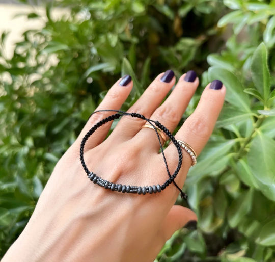 Personalisiertes Morsecode-Armband für Männer