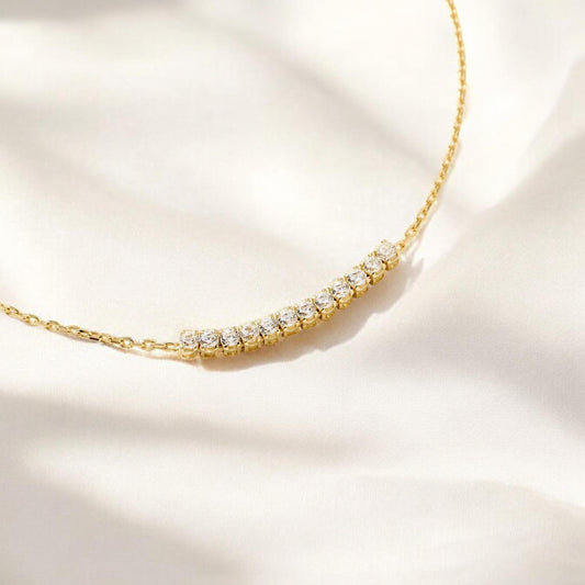 Collier étoile du Nord avec pierre de naissance