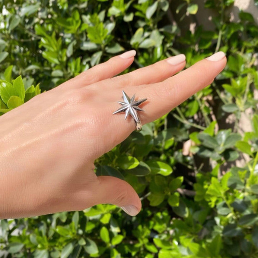 Bague grande étoile