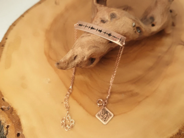 Bracelet personnalisé avec ondes sonores