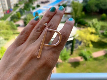 Large Initial Earrings