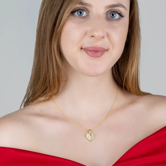 Engraved Heart Necklace