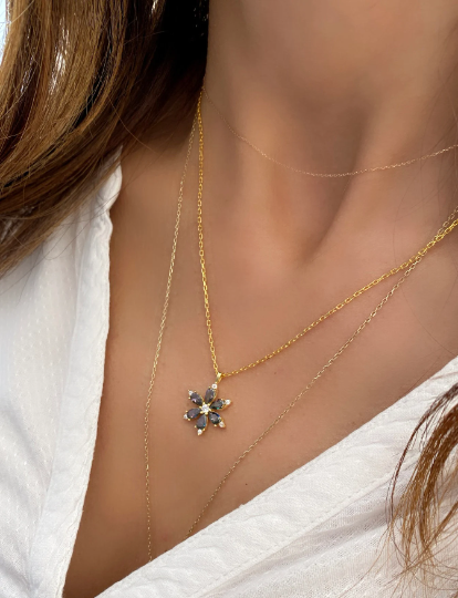 Daisy Alexandrite Necklace
