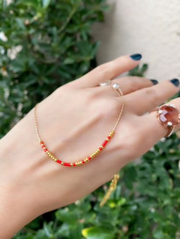 Collier inspirant en code Morse